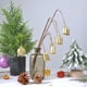 thumbnail image 5 of Adorno navideño de campanas doradas, colgante, de aleación dorada de 15.7 pulgadas, sólido, duradero, con costuras reforzadas, juego de 2 | Decoración navideña, decoración para fiestas, decoración, 5 of 8