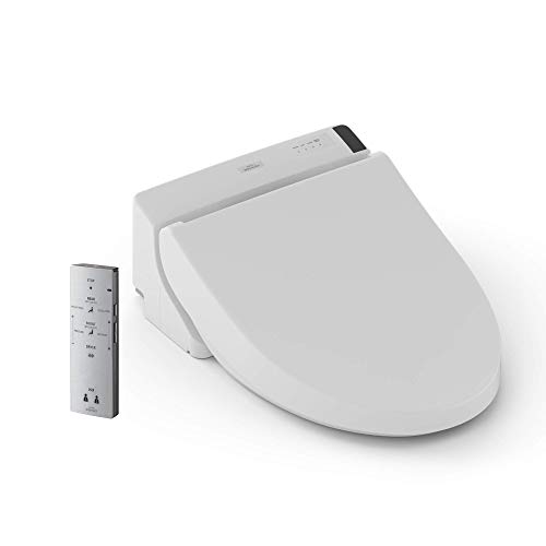 TOTO SW2043R#01 WASHLET C200 Electronic Bidet Toilet Seat with PREMIST and SoftClose Lid Round Cotton White