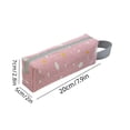 thumbnail image 3 of Virelaxpo Minimalist Canvas Pencil Case Large Capacity Stationery Organizer with Zipper Closure, for Office Everyday Use, 3 of 7