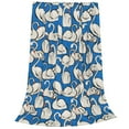 thumbnail image 2 of Sikiie Swan Birds Ultra-Soft Micro flannel Blanket Luxury All Seasons Warm Blanket for Bedding Sofa and Travel (4 sizes)-50"x40", 2 of 7