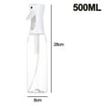 thumbnail image 2 of Continuous Spray Water Bottle, Hair Mist Sprayer, Ultra Fine, Solvent & BPA Free Clear Plastic, Pressurized Mister, With Pump, For Plants,0126, 2 of 5