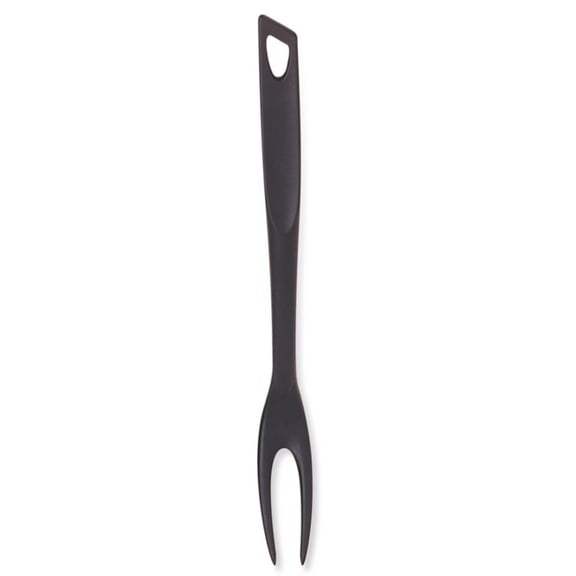 Norpro 14" High Heat Resistant Nylon Turning, Serving & Carving Fork - Black