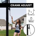 thumbnail image 4 of Lifetime 50-Inch Tempered Glass Crank Adjust Bolt Down Basketball System, 4 of 4