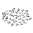 thumbnail image 2 of Breloque de Chaussure, Breloques de Chaussures 37 Pcs Décoration pour Enfants Blanc, 2 of 8