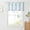 Mn014, variant on Blue Leaf Print Valance Curtains, 1 Panel Country Style Easy Care Window Valances, Rod Pocket Decorative Short Drapes for Living Room, W 52 x L 18