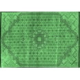 thumbnail image 1 of Ahgly Company Indoor Rectangle Persian Emerald Green Traditional Area Rugs, 8' x 12', 1 of 4