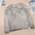 thumbnail image 6 of Colorful Marble Pattern Womens Casual Crewneck Sweatshirt Long Sleeve Tops Cute Pullover Loose Fit, 6 of 7