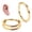 Gold A, variant on G23 Titanium Conch Piercing Jewelry Set: 16G 8mm/10mm/12mm Double/Triple Hoop Nose Septum Rings Hypoallergenic Hinged Segment Clicker Helix Cartilage Conch Earrings