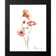 thumbnail image 2 of Shefranov, Olga 15x18 Black Modern Framed Museum Art Print Titled - Orange Flowers II, 2 of 5