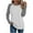 Gray, variant on Lenpel T Shirts for Women Fashion Long Sleeve Crew Neck Color Block Casual Loose Tunic Tops Basic Tee Blouses(White,X-Large)