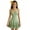 Light Green, variant on Y-Sunset Girls Off The Shoulder Mini Dress - Metal Floral Sleeveless Layered Hem Going Out Dress for Teens Summer(Pink/12-13 Years)