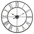 thumbnail image 1 of Utopia Alley CL42BK 27 in. Oversized Roman Round Wall Clock, Black, 1 of 1