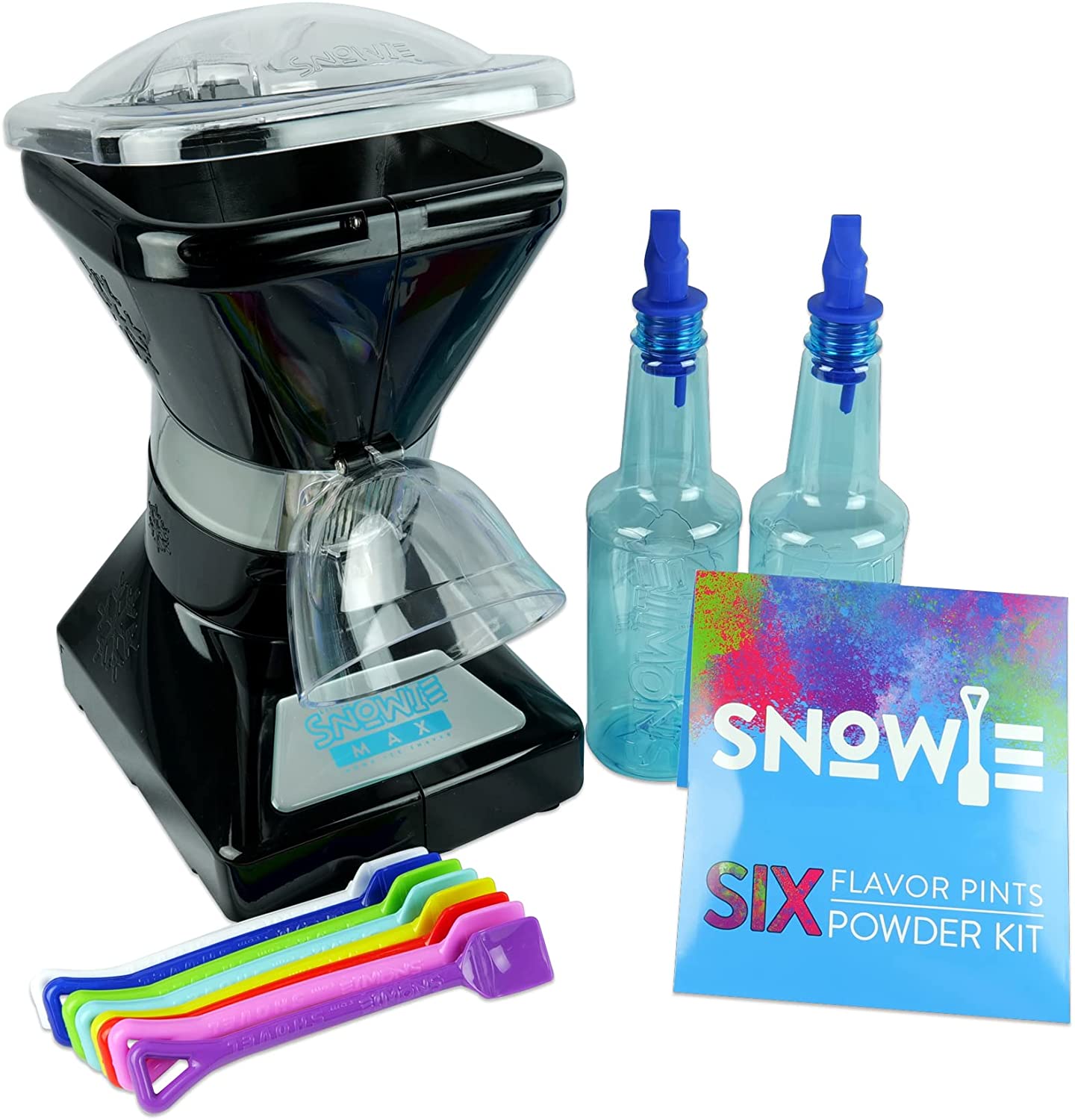 Little Snowie Max Snow Cone Machine Premium Shaved Ice Maker With