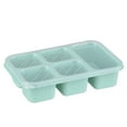 thumbnail image 2 of Bento Lunch Box Set for Meal Prep | Stackable Microwave Dishwasher Safe Food Containers | Thickened Durable Plastic | 5-Compartment Design | Easy-to-Clean | 23.5x15.5x5cm | Green Blue Beige Pink, 2 of 6