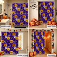 thumbnail image 5 of Shower Curtains for Bathroom-72"x72",Cartoon Pumpkin Castle Candy on Purple Waterproof Bath Curtain Grommet Shower Curtain Set with Hooks, 5 of 9