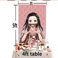thumbnail image 6 of Nezuko Kamado Demon Slayer Taspestry Poster Banner Backdrop Background Wall Decor Party Supplies, 6 of 6