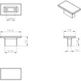 thumbnail image 6 of Jeffrey Alexander 81021 Mirada 1-9/16" Rectangular Flat T Cabinet Handle / Drawer Pull -, 6 of 7