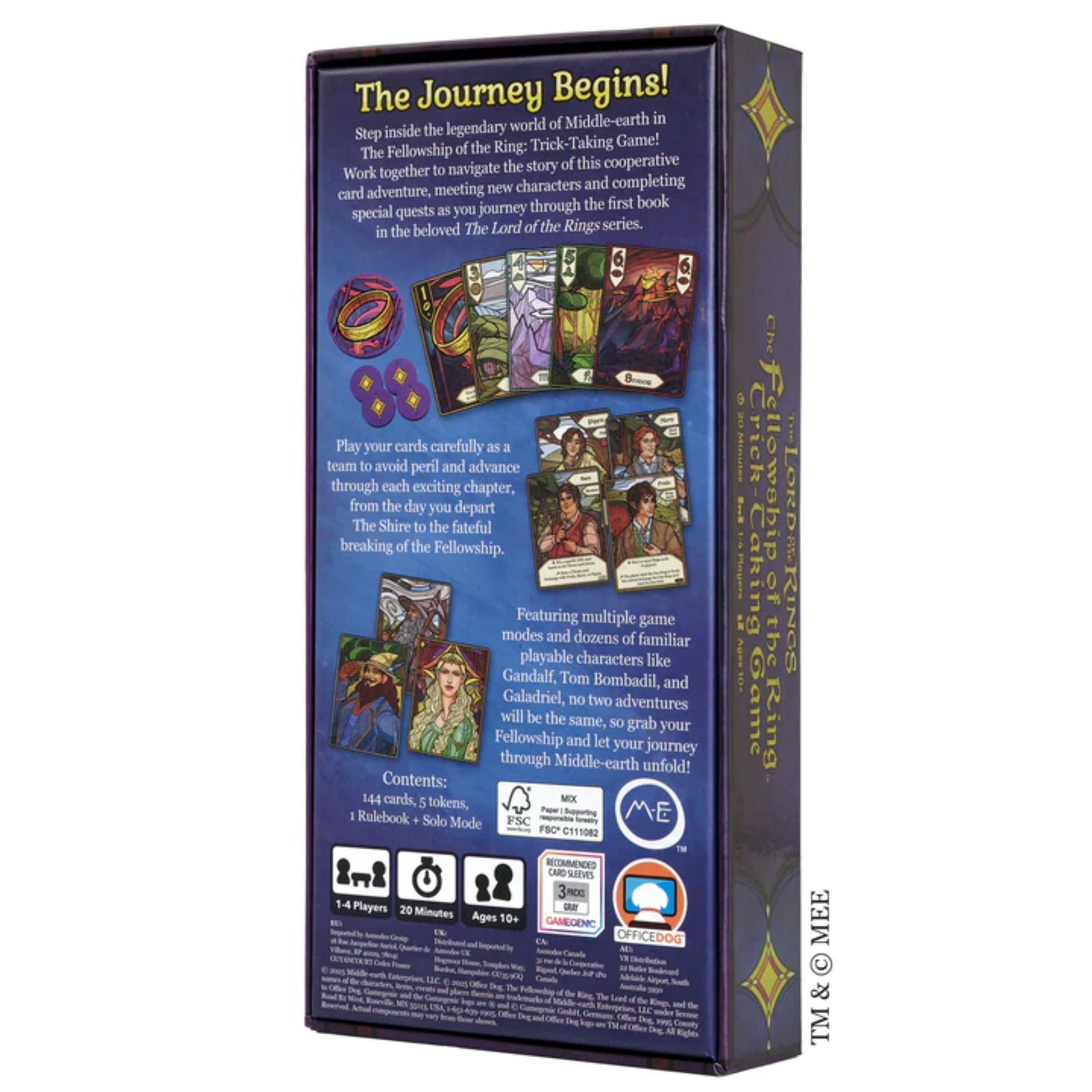 Office Dog The Lord of The Rings Board Game (Trick-Taking Game)