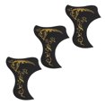 thumbnail image 3 of Acoustic Guitar Pickguard, PVC Easy To Use Decorative Protect From Scratches Self Adhesive Guitar Pick Guards Swallow Laser Pattern  for Maintenance Gold,Silver, 3 of 7