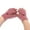 Pink, variant on beishanbush Gloves Mittens Winter Fashion Solid Color Knit Button Cute Dual Use Warm Half Finger Gloves Dark Gray