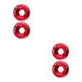 thumbnail image 3 of Greeniant Paquete de 2 tornillos de manivela portátil antioxidante M18 Color sólido desmontable reemplazo de perno de bicicleta de montaña Rojo 2piezas, 3 of 6