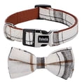 thumbnail image 1 of Faleela Collar De Perro Suave Y Cómodo Con Pajarita Desmontable Y Ajustable Para Mascotas Pequeñas, Medianas Y Grandes (S Beige), 1 of 6