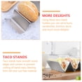 thumbnail image 5 of 2 Unids Burritos de acero inoxidable Soportes Taco Pantalla Bastidores Titulares (Color de acero), 5 of 5
