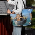 thumbnail image 6 of Rocae Two Brave Cats Are Floating On The Sea Iceberg for Large Women's Waterproof Beach Bag Tote with 7 Pockets Pool Bag for Travel Gym Vacation, 6 of 6
