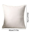 thumbnail image 3 of Yooshoverk Cloth Pillow 17 x 17 Inches Bedside Cushion Office Pillow Lumbar Pillow Backrest for Sofa Pillowcase Included Comfortable Support for Home and Workplace, 3 of 4