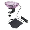 thumbnail image 1 of Solar Bird Bath Fountain, Deck Mounted Plastic Birdbath with Adjustable Clamp for Railing Balcony Garden Decor, 1 of 7