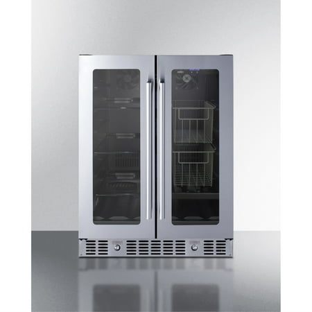 French door undercounter ADA compliant pantry for fruits  vegetables and perishables