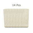 thumbnail image 3 of PURE ERA Bullnose Soft Plush Carpet Stair Tread Non-Slip Self Adhesive Skid Resistant Tape Free 9.5" x 30"x1.2"Set of 14 Beige, 3 of 7