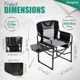 thumbnail image 4 of Silla Camping Director SUNNYFEEL Heavy Duty con mesa auxiliar, 4 of 7