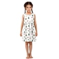 thumbnail image 6 of Girls Dress Tree Bow Knot Stars Sleeveless Dress for Girls Hem A-Line Casual Sundress, 6 of 7