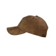 thumbnail image 3 of C.C Unisex Adjustable Faux Suede Precurved Bill Baseball Cap Hat - Taupe, 3 of 4
