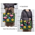 thumbnail image 6 of FORMRS 16" Laptop Bag Carrying Sleeve Case with Handle Travel Shoulder Briefcase, Flamingo Floral Pattern, 6 of 8