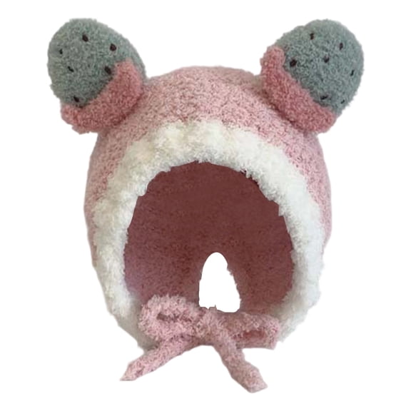 Kids Beanies Winter Hats for Boys Soft Winter Kids Hat With Ear Adorable Fruit Themed for Baby Boys and Girls Cozy Lined Cap for Cold Weather Suitable for 3 8 Years Old