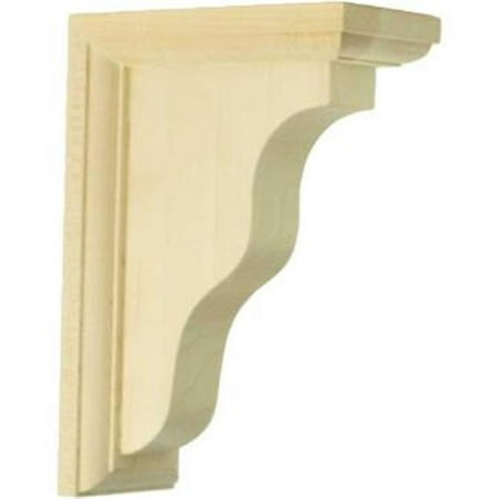 

2.25 in. W x 5 in. D x 7 in. H Hamilton Traditional Bracket Rubberwood