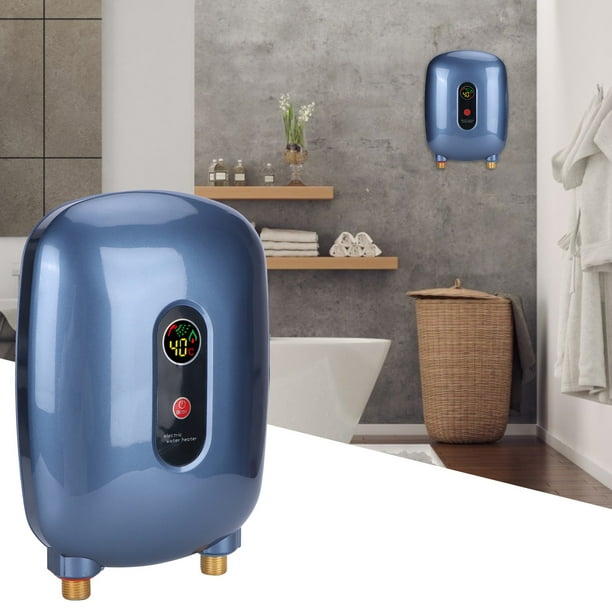 Calentador de Agua Eléctrico sin Tanque Mini Calentador de Agua Instantáneo Portátil de 3000 W con Pantalla LCD para Baño Hogar Cocina ANGGREK Otros