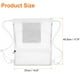 thumbnail image 2 of Bolsa de mochila de cuerda Uxcell 14.6" x 17.9" Tela Oxford Saco Cinch, Blanco, 2 of 7