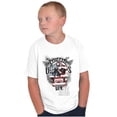 thumbnail image 4 of Patriotic American Skull Badass Rebel Sweatshirt for Men or Women Brisco Brands X, 4 of 6