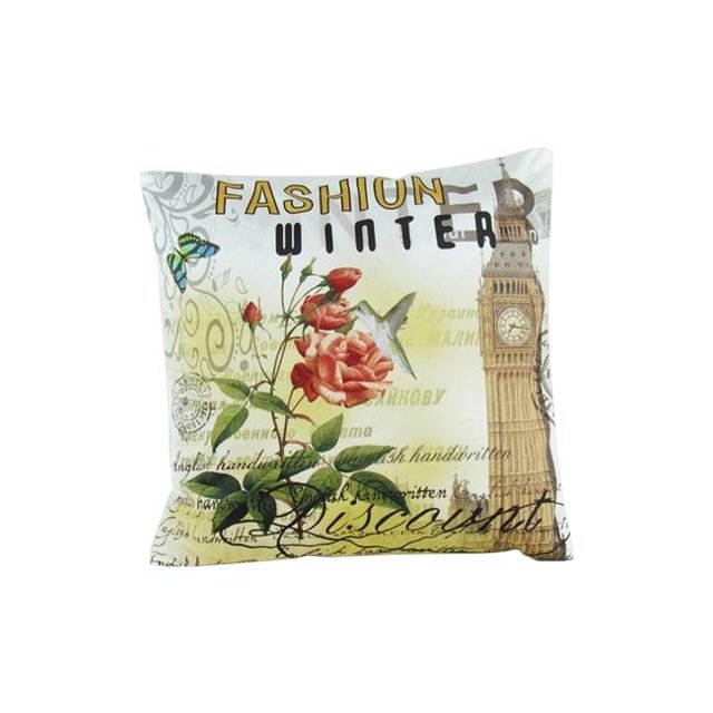 Benzara BM229370 Combine Confort et Élégance Coussin d'Accent en Tissu avec des Détails Scénarisés