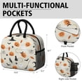thumbnail image 6 of Womens Beige Halloween Pumpkins Ghosts and Bats Lunch Box for Work,Insulated Lunch Bag for Women,Loncheras Para Mujer,Leakproof Adult Lunch Bag for Work,Beach,Travel,Picnic,Camping, 6 of 7