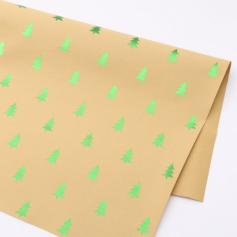 CAKVIICA 1PC DIY Men's Women's Children's Christmas Wrapping Paper Holiday  Gifts Wrapping Truck Plaid Snowflake Green Tree Christmas Design Snowflake  Christmas Wrapping Paper 
