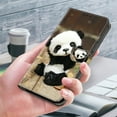 thumbnail image 5 of TECH CIRCLE For Galaxy S23 Plus Case,Premium PU Leather Funny Pattern Flip Wallet Case Cover with Card Slots Kickstand Women Girls Case for Samsung Galaxy S23 Plus 6.6" 2023,Panda, 5 of 6