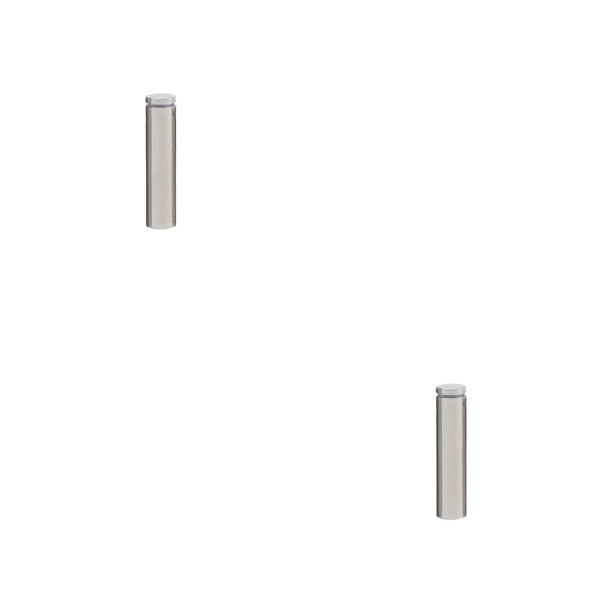 Scienceny Tornillo de publicidad Espejo de vidrio hueco Clavo a prueba de óxido A prueba de rayones Tuerca ligera Perno Fuerte capacidad de carga 16x100 16x100mm 2piezas Scienceny CBP341790