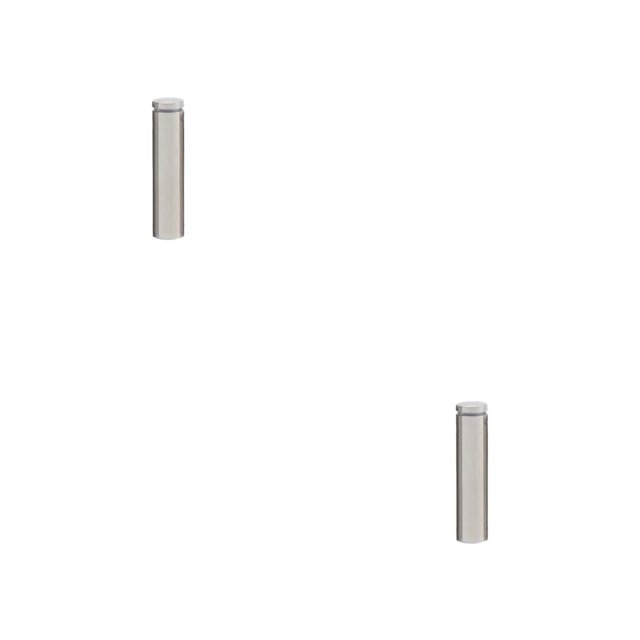 Scienceny Tornillo de publicidad Espejo de vidrio hueco Clavo a prueba de óxido A prueba de rayones Tuerca ligera Perno Fuerte capacidad de carga 16x100 16x100mm 2piezas Scienceny CBP341790