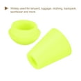 thumbnail image 4 of Unique Bargains 20Pack Plastic Cord Lock Bell End Stopper Cord End Lock Rope Fastener, Bright Green, 4 of 5