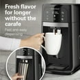 thumbnail image 3 of Hamilton Beach One Press 14-Cup Programmable Drip Coffee Maker Machine with Glass Coffee Pot, Black, 3 of 9