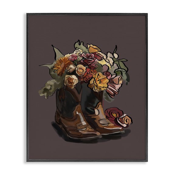 Stupell Industries Traditional Black Framed Giclee Art, 11 x 14, by Amelia Noyes